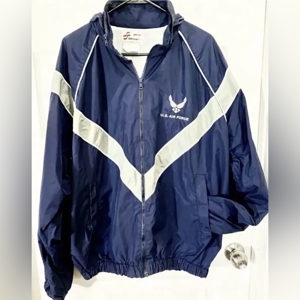 Size L - US Air Force Skilcraft AF PTU Jacket Mens Physical Training Windbreaker